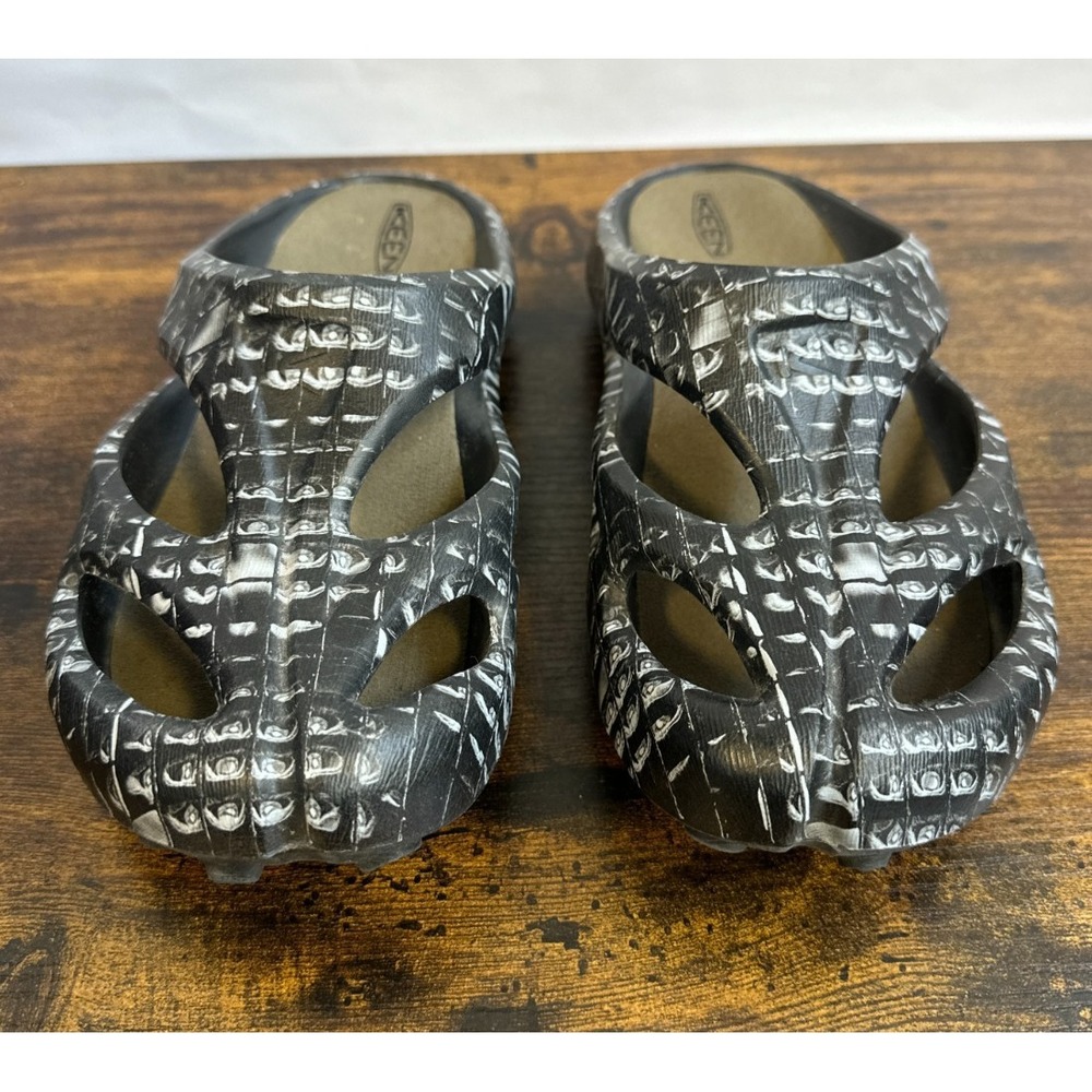 Keen Shanti Arts Clog Gentle Fullness Black White Croc Mens 7 Womens 9 1029395 - Picture 9 of 10